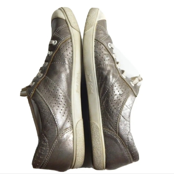 Josef Seibel Metallic Pewter Sneakers - Picture 5 of 10